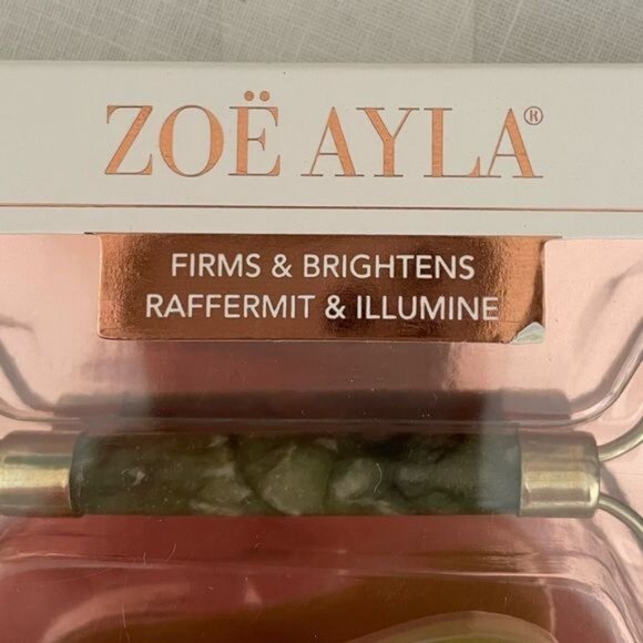 Zoe Ayla Jade Facial Roller and Gua Sha Set Firms and Brightens Natural Skincare - Picture 8 of 9